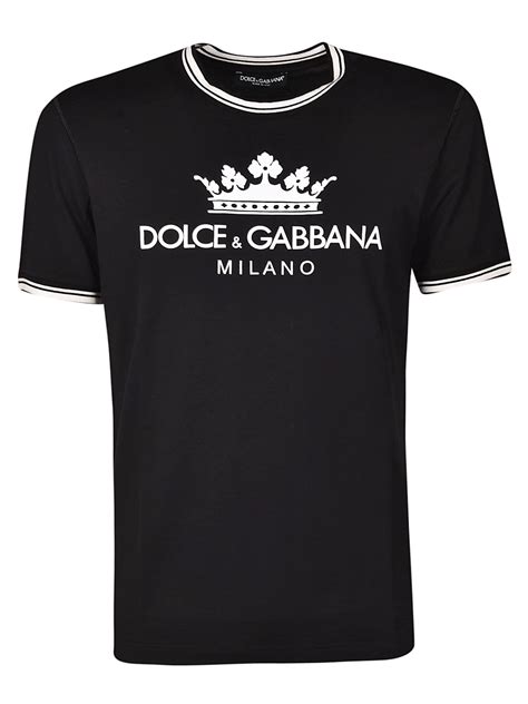 dolce gabbana logo t-shirt|dolce & gabbana shirt men's.